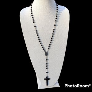 Antique Roma Genuine Cocoa Rosary Beads